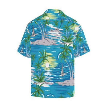 Palm Tree Beach Hawaiian Shirt