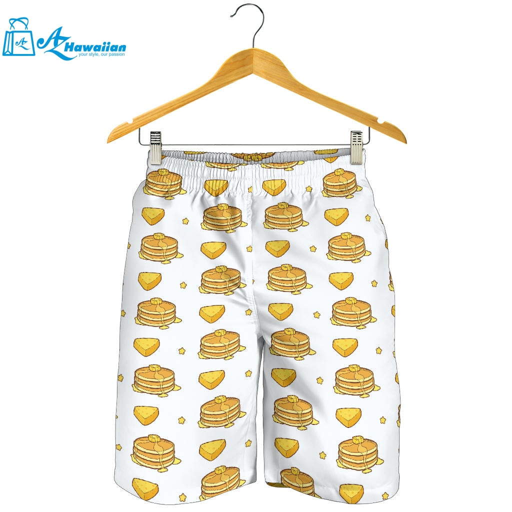 Pancake Pattern Print Design 03 Men Shorts