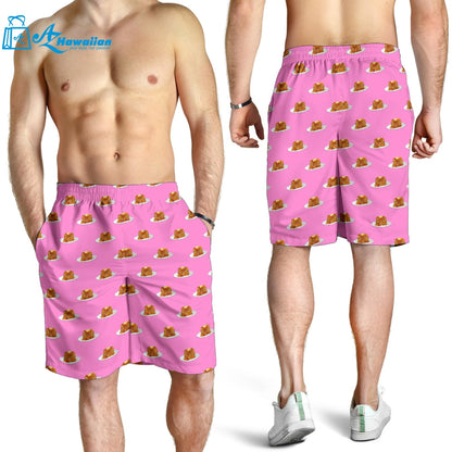 Pancake Pattern Print Design 04 Men Shorts