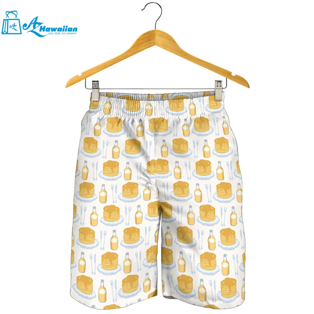 Pancake Pattern Print Design 05 Men Shorts