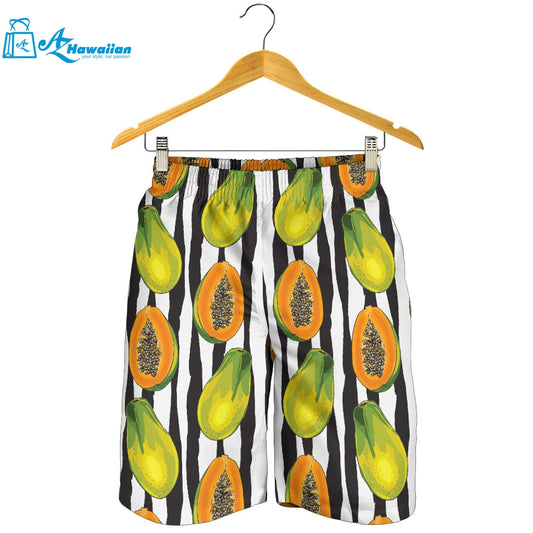 Papaya Design Pattern Men Shorts