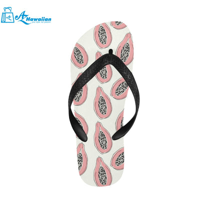 papaya pattern Unisex Flip Flops