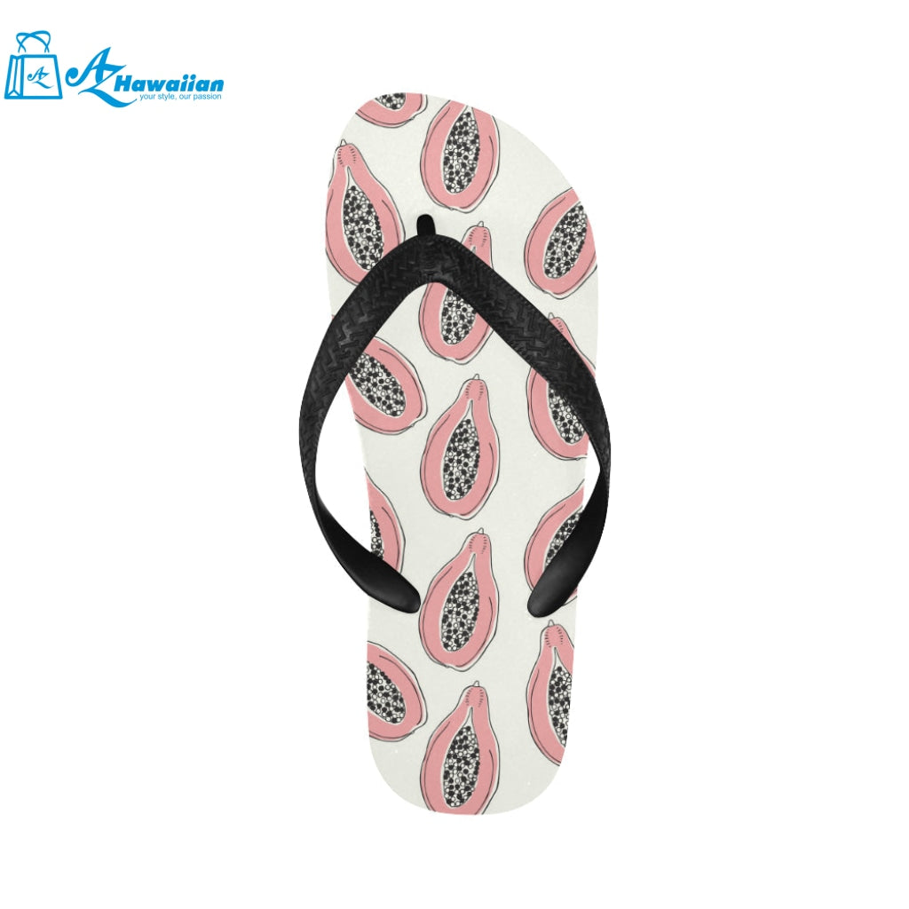 papaya pattern Unisex Flip Flops