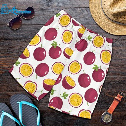 Passion Fruit Design Pattern Men Shorts