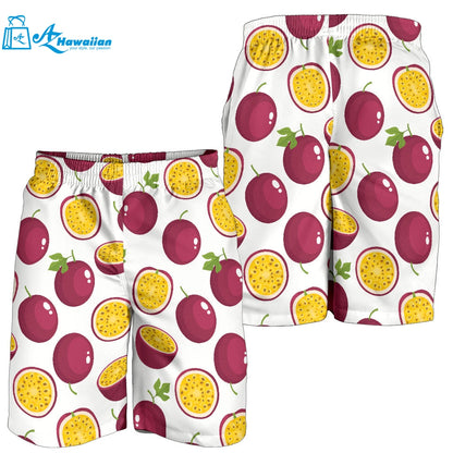 Passion Fruit Design Pattern Men Shorts