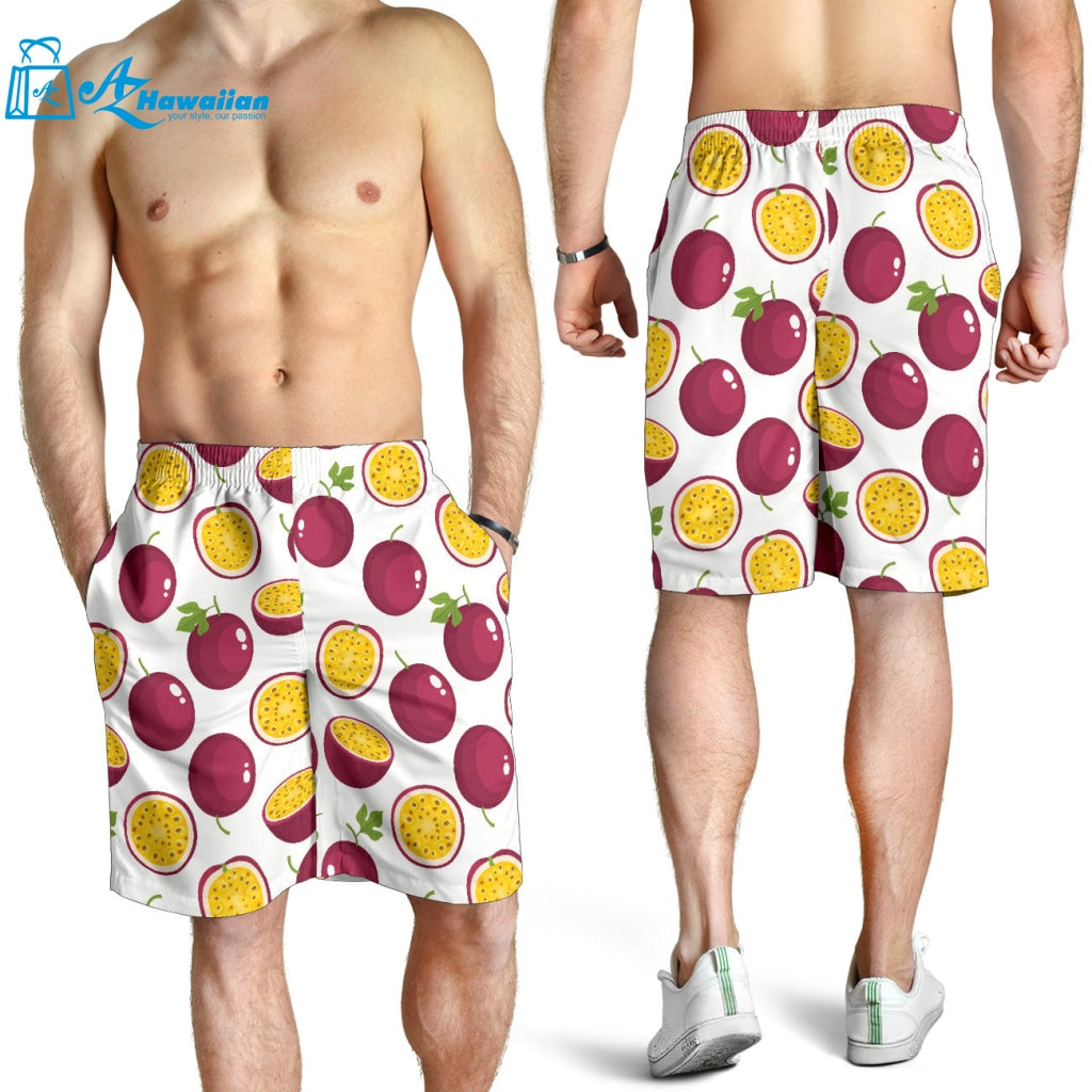 Passion Fruit Design Pattern Men Shorts