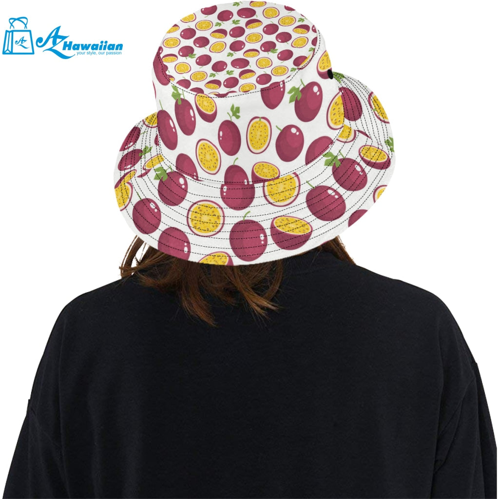 Passion fruit design pattern Unisex Bucket Hat