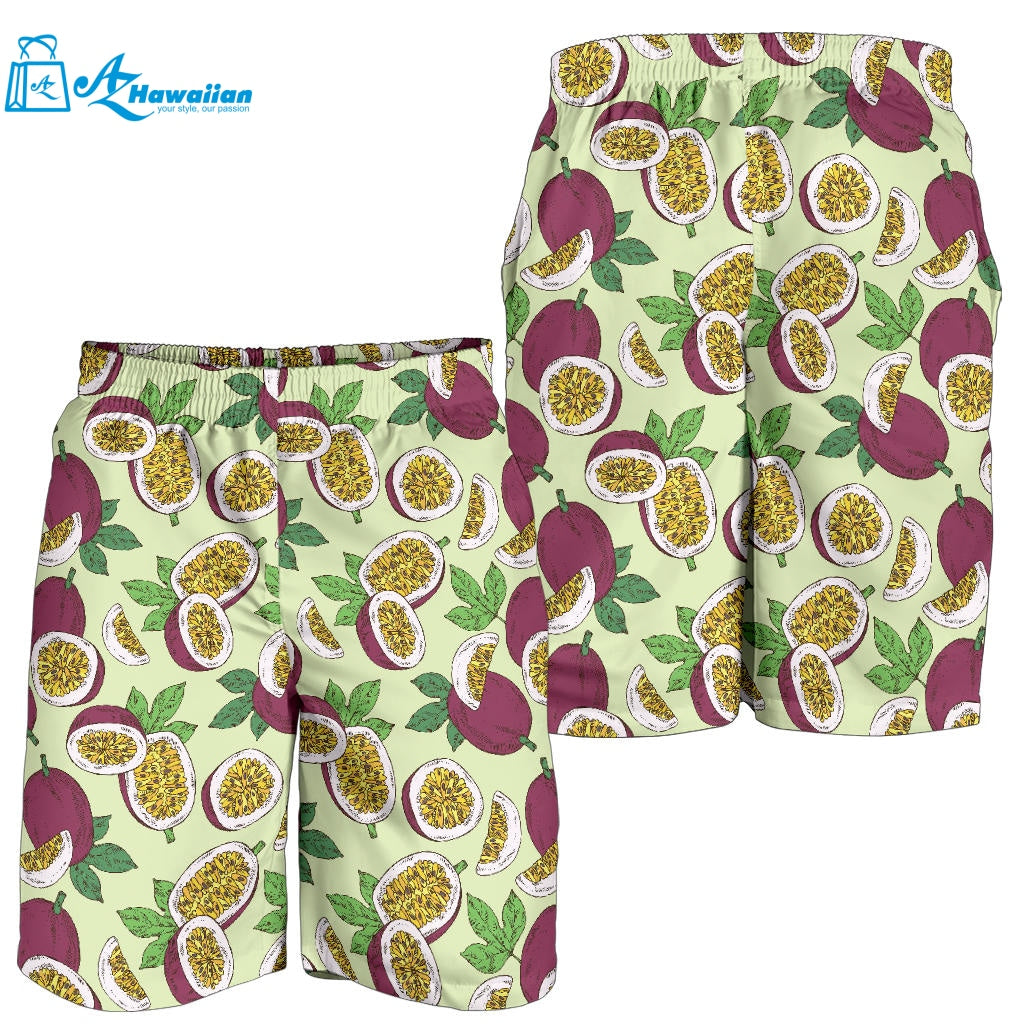 Passion Fruit Pattern Men Shorts