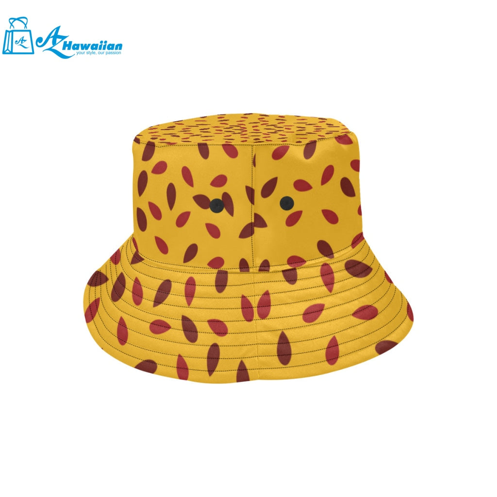 Passion fruit texture Unisex Bucket Hat