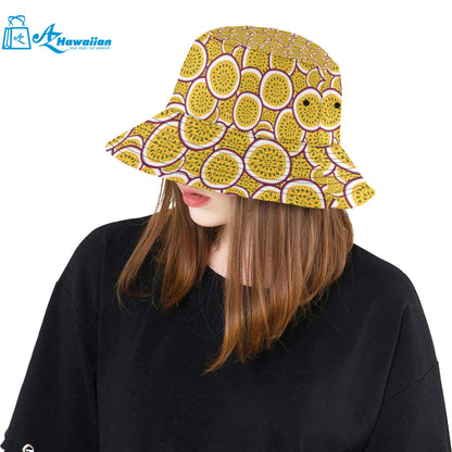 Passion fruits slice pattern Unisex Bucket Hat