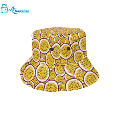 Passion fruits slice pattern Unisex Bucket Hat