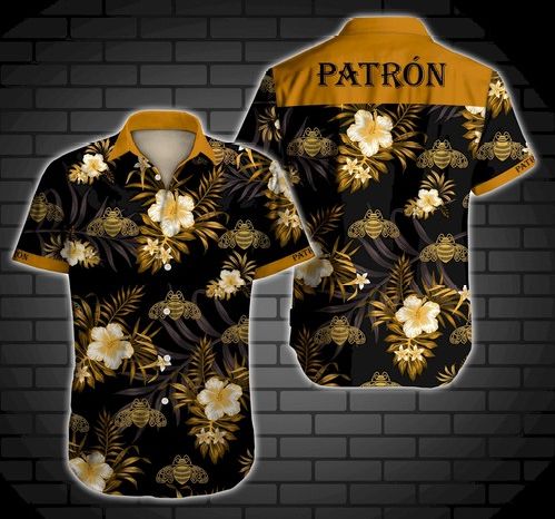 Patron Hawaii Shirt Graphic Print Short Sleeve 