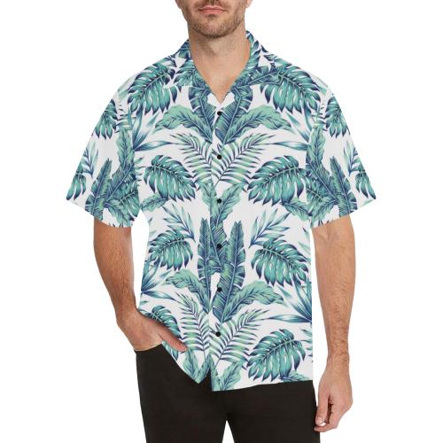 Pattern Tropical Palm Hawaiian Shirt