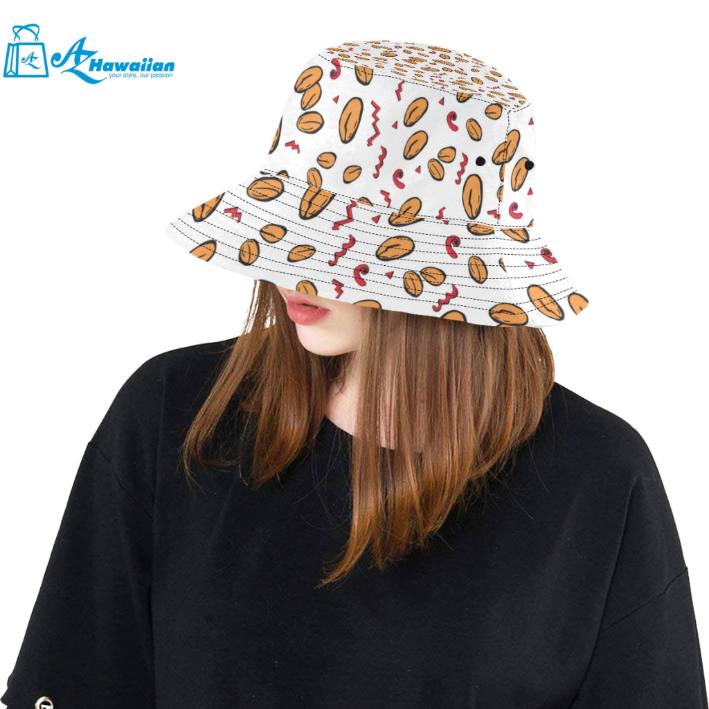 peanuts pattern background Unisex Bucket Hat