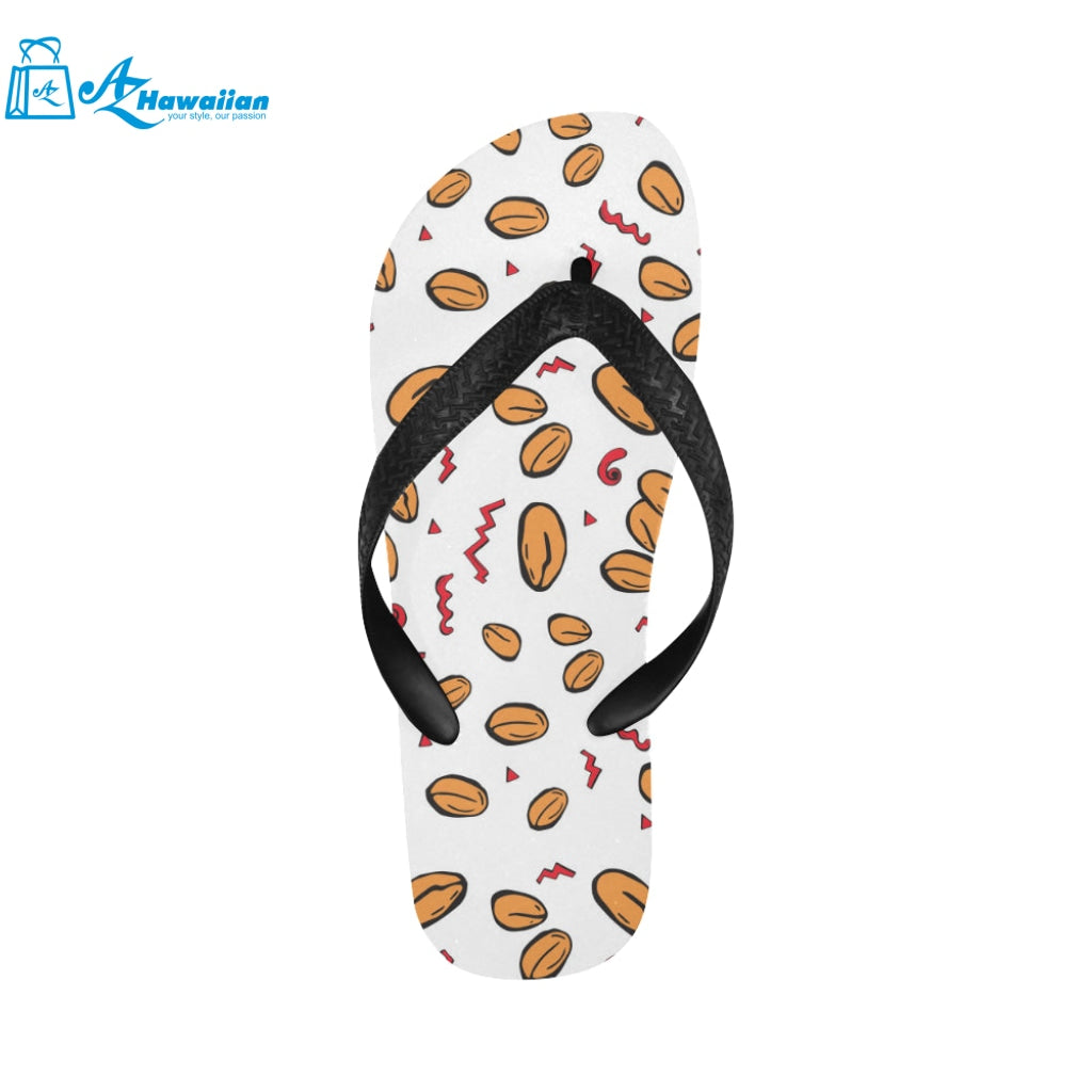 peanuts pattern background Unisex Flip Flops