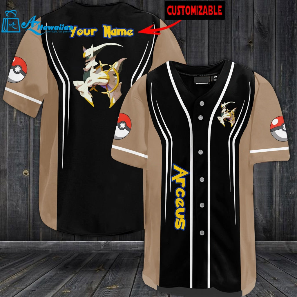 Personalized Arceus Baseball Jersey