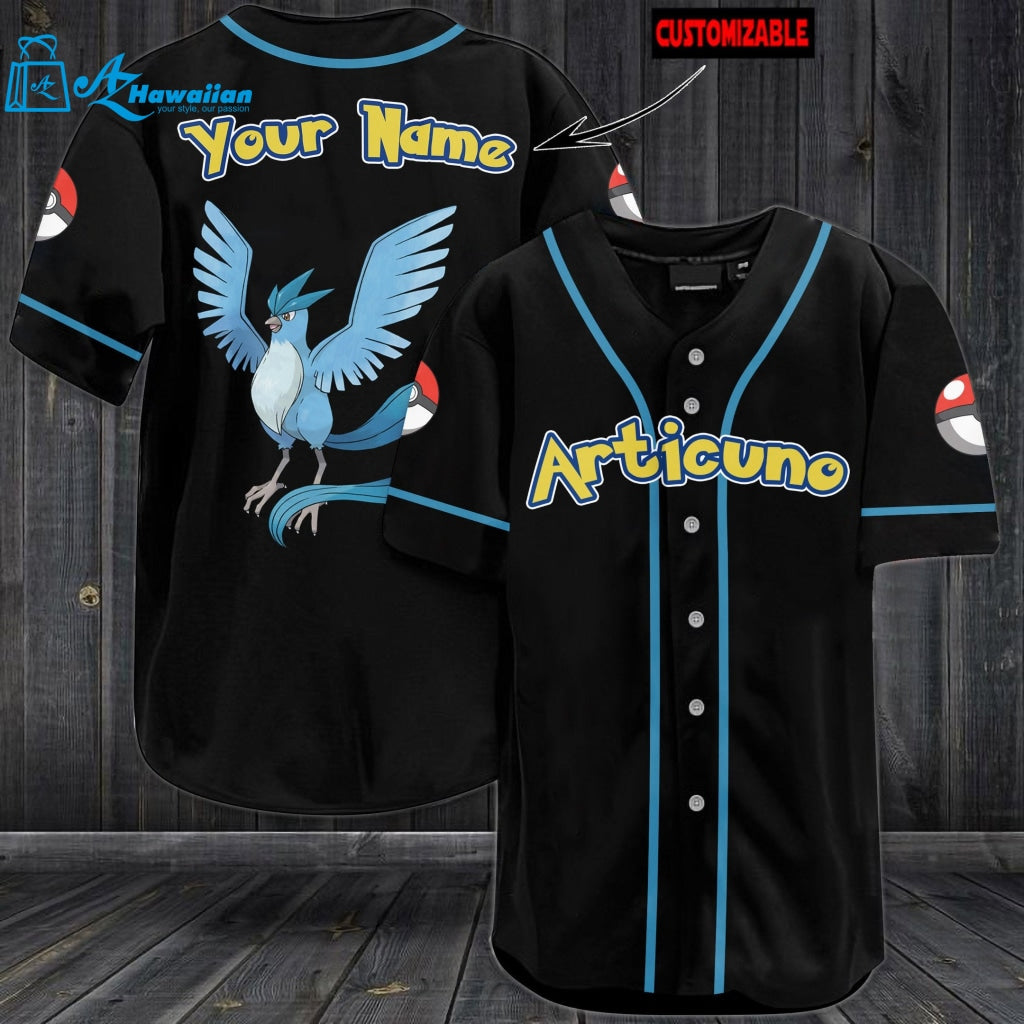 Personalized Articuno Baseball Jersey 