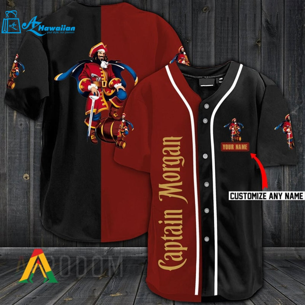 Personalized Captain Morgan Baseball Jersey