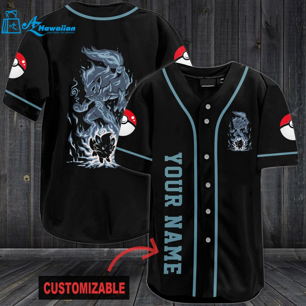 Personalized Delphox Baseball Jersey 