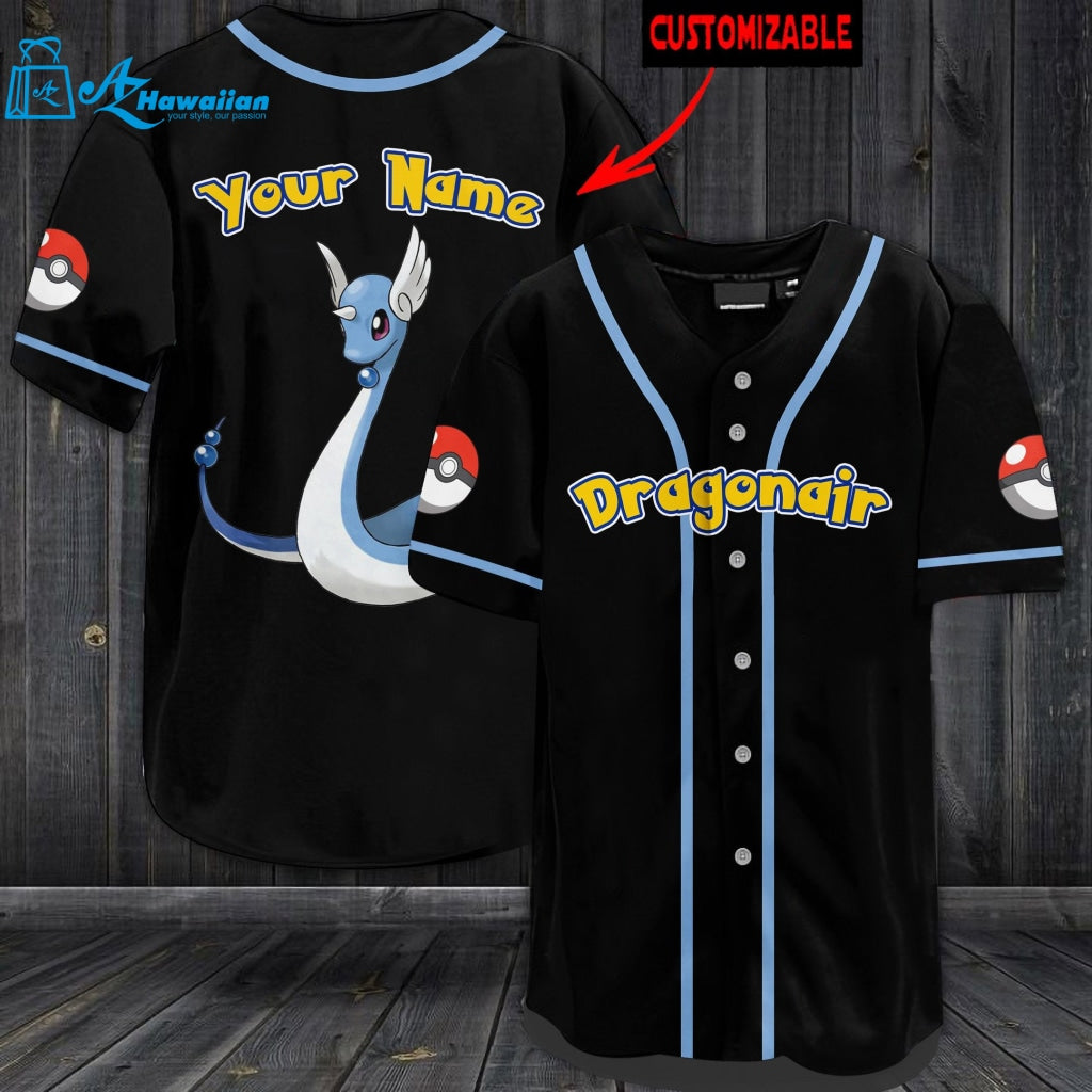 Personalized Dragonair Baseball Jersey 