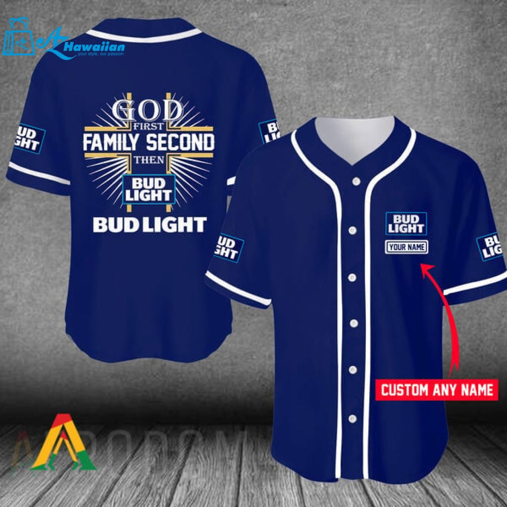 Personalized Easter Sunday Bud Light Baseball Jersey