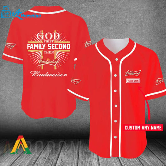 Personalized Easter Sunday Budweiser Baseball Jersey