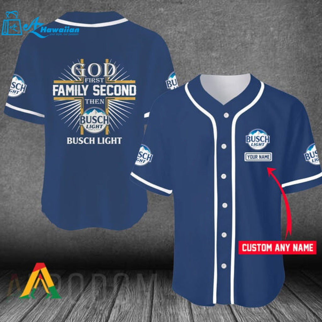 Personalized Easter Sunday Busch Light Baseball Jersey