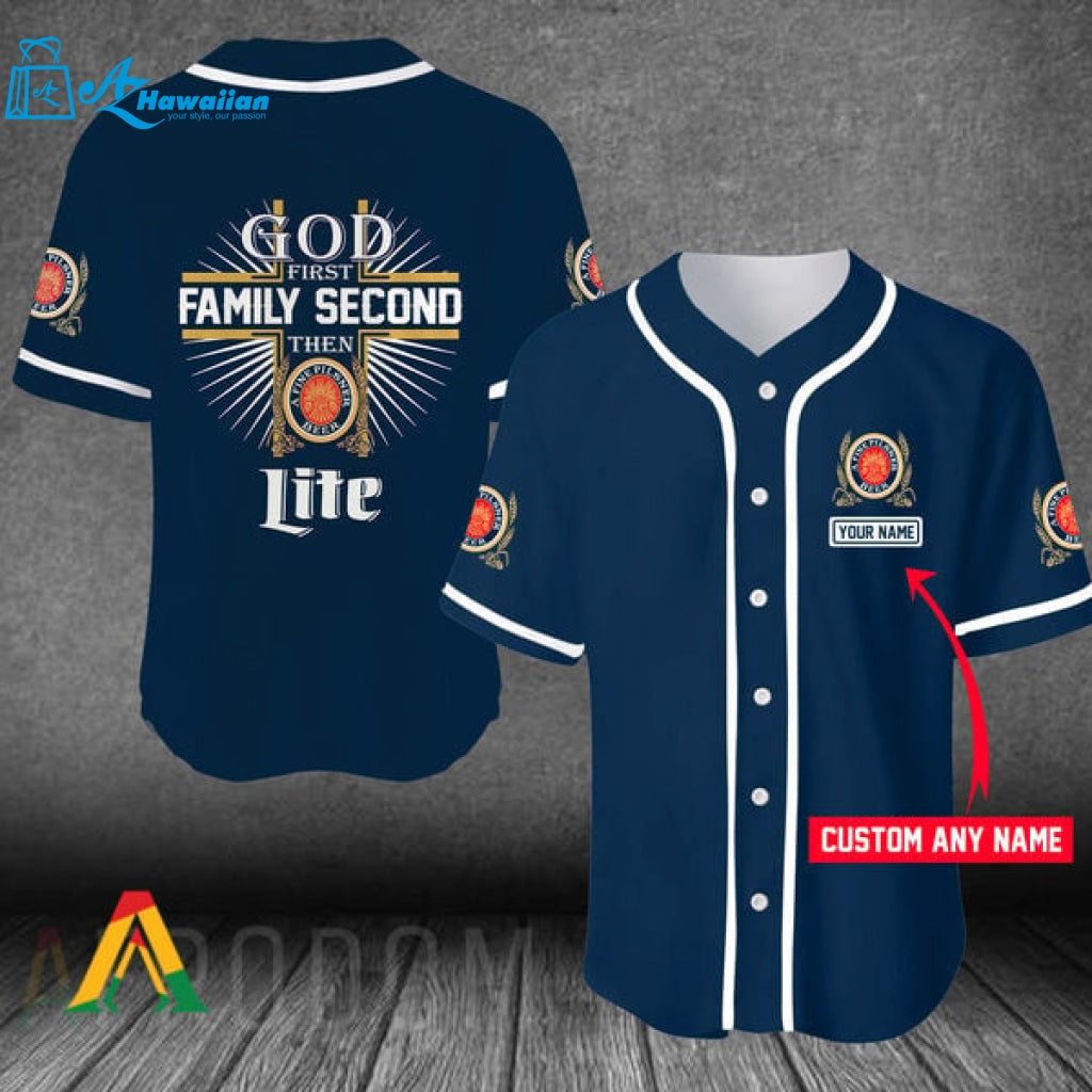 Personalized Easter Sunday Miller Lite Baseball Jersey