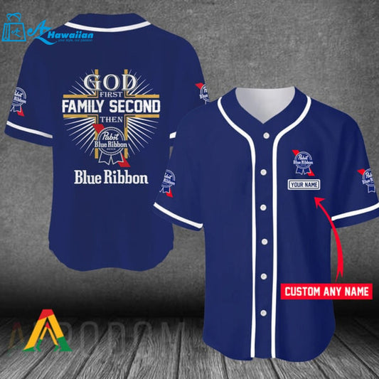 Personalized Easter Sunday Pabst Blue Ribbon Baseball Jersey