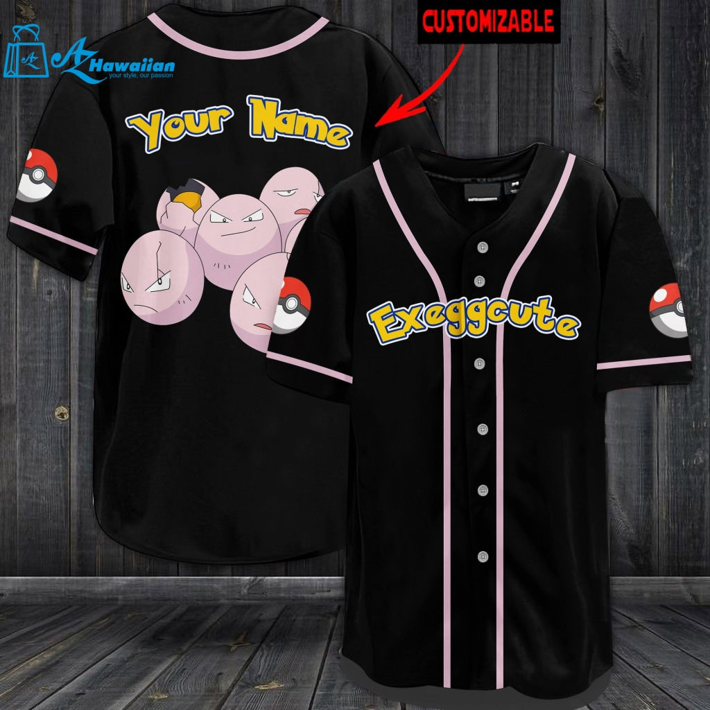 Personalized Exeggcute Baseball Jersey 