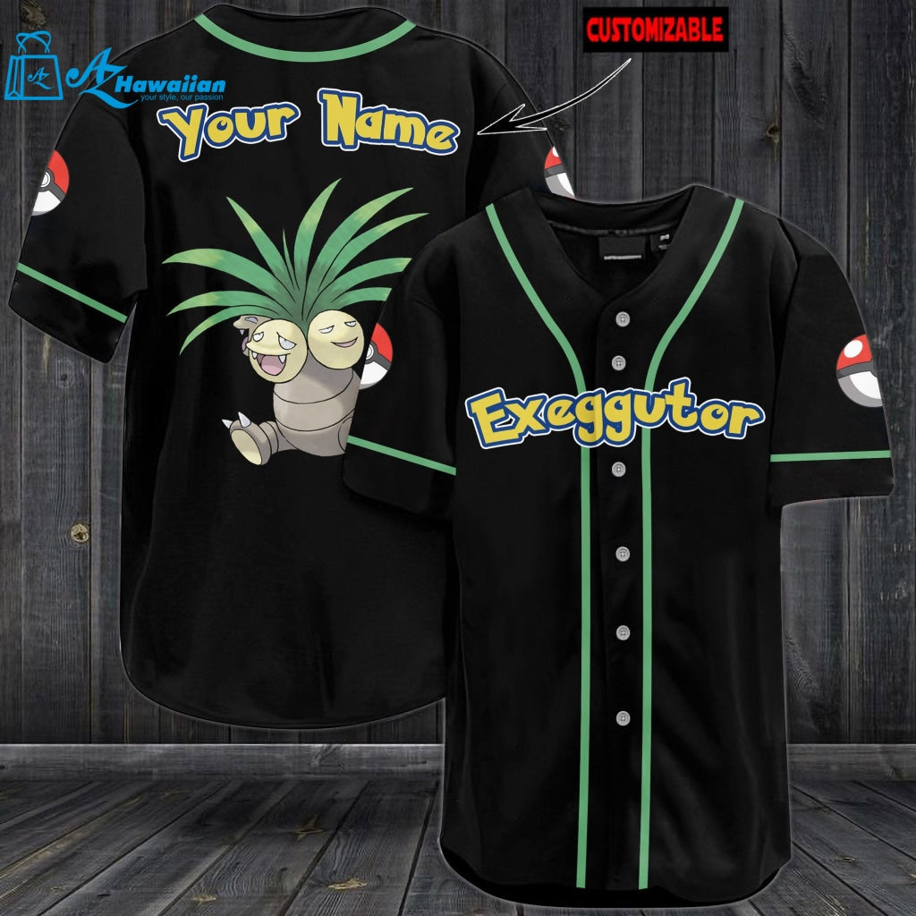 Personalized Exeggutor Baseball Jersey 