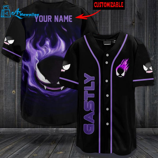 Personalized Giant Gastly Baseball Jersey 