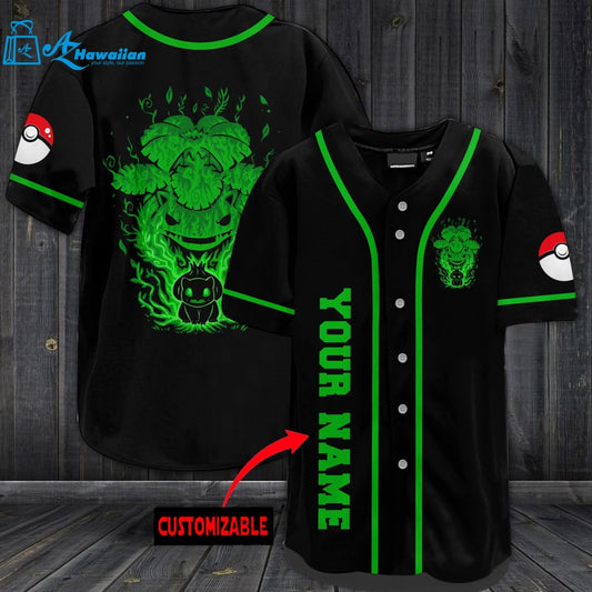 Personalized Giant Venusaur Baseball Jersey 