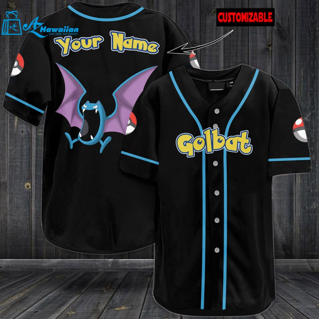 Personalized Golbat Baseball Jersey 