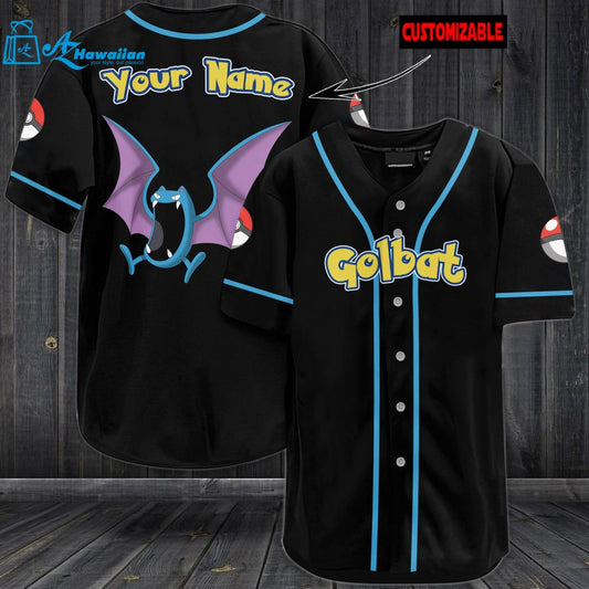 Personalized Golbat Baseball Jersey 