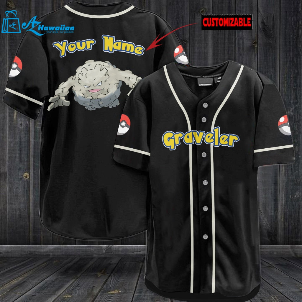 Personalized Graveler Baseball Jersey 