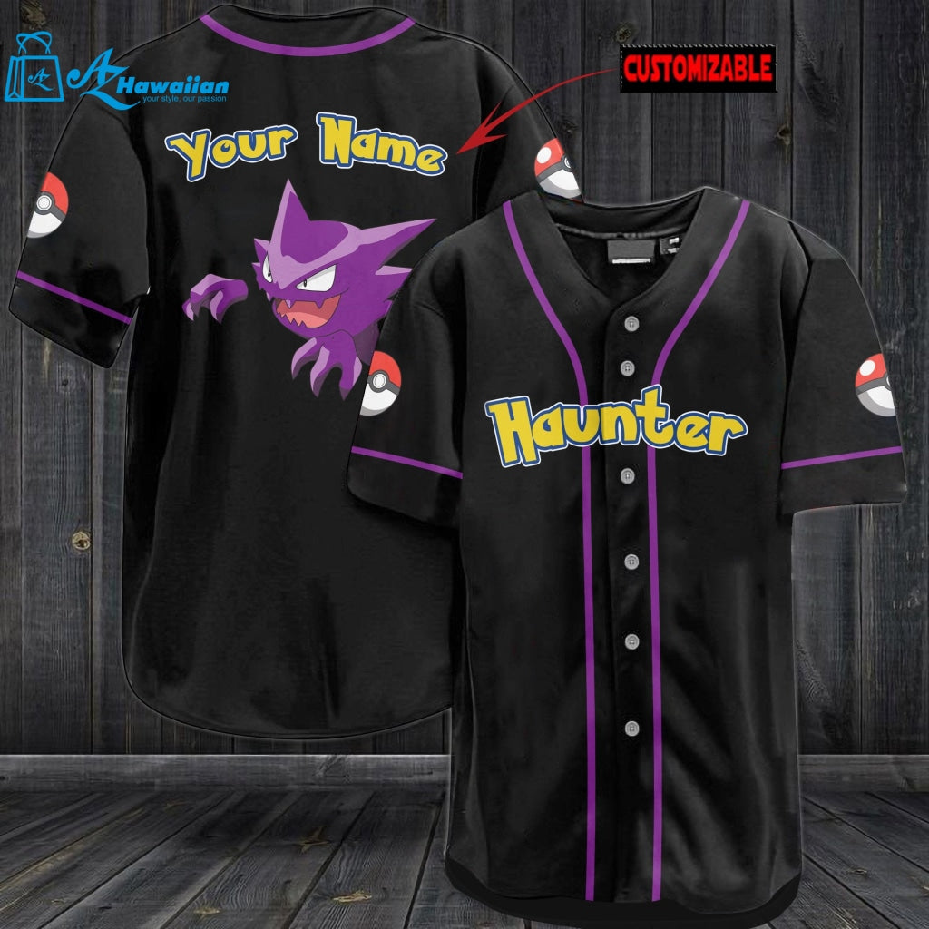 Personalized Haunter Baseball Jersey 