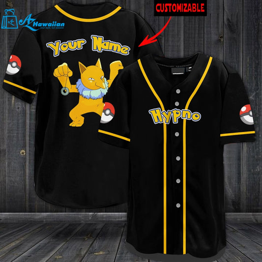 Personalized Hypno Baseball Jersey 