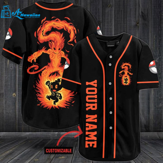 Personalized Infernape Baseball Jersey 