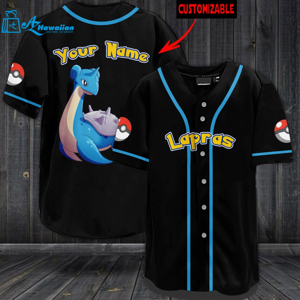 Personalized Lapras Baseball Jersey 