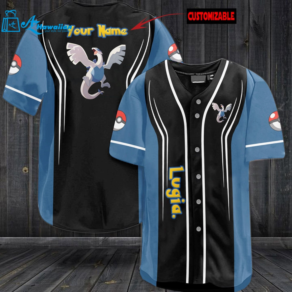 Personalized Lugia Baseball Jersey 