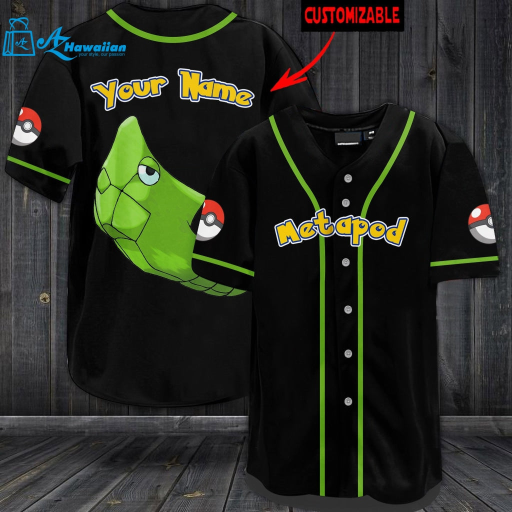 Personalized Metapod Baseball Jersey 