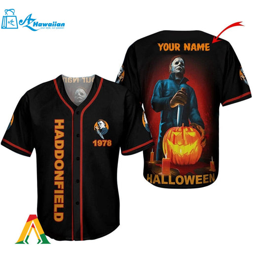 Personalized Micheal Myers 1978 Haddonfield Baseball Jersey