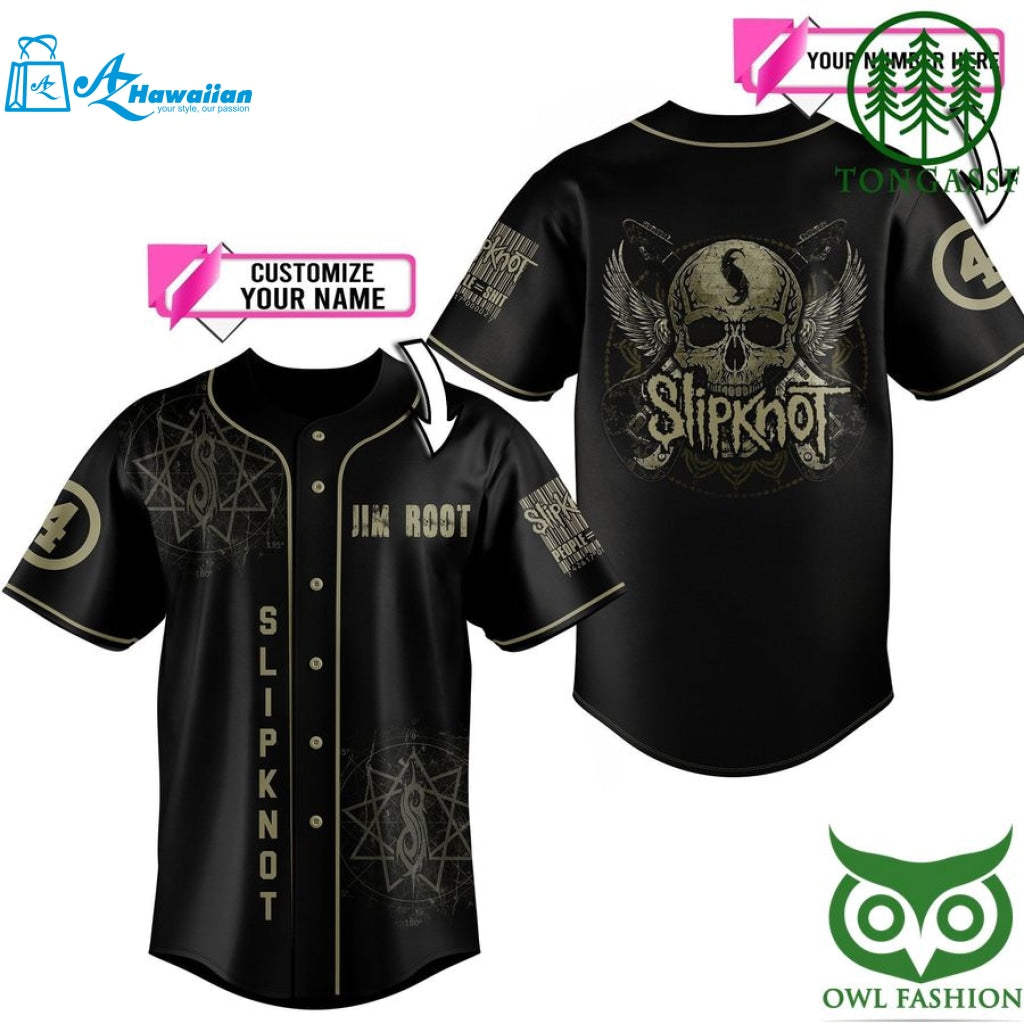 Personalized Name Number Slipknot galaxy baseball jersey shirt