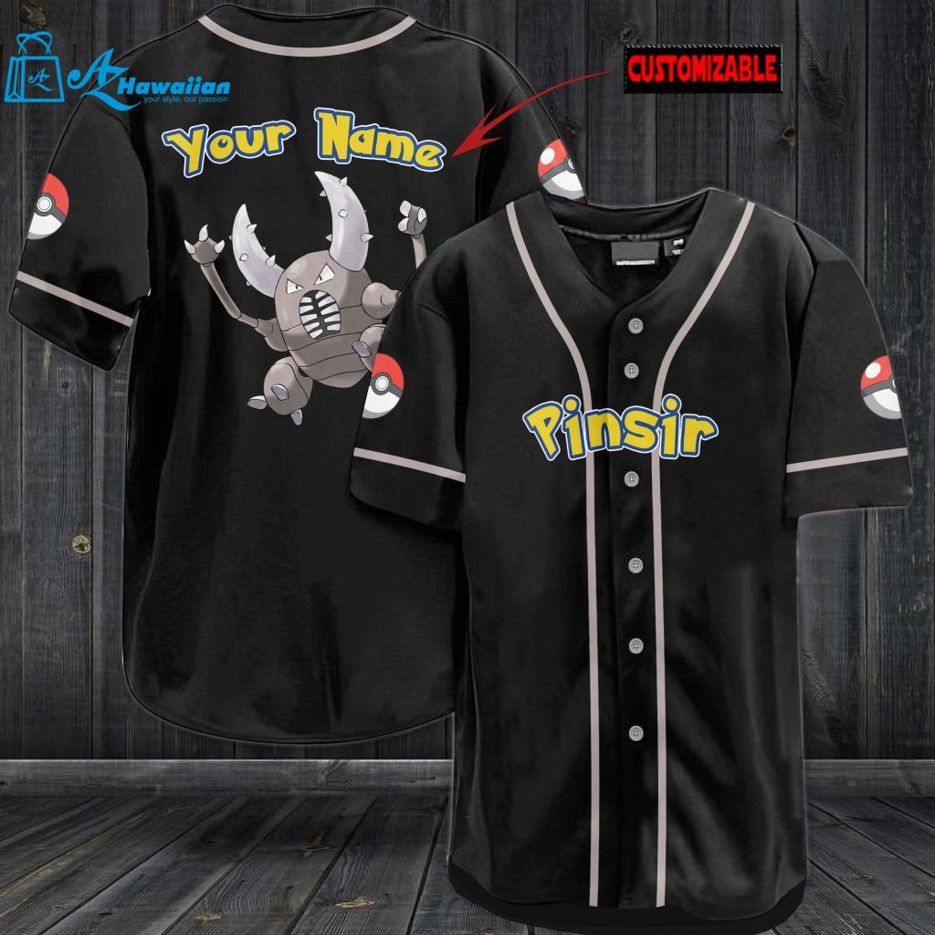 Personalized Pinsir Baseball Jersey 