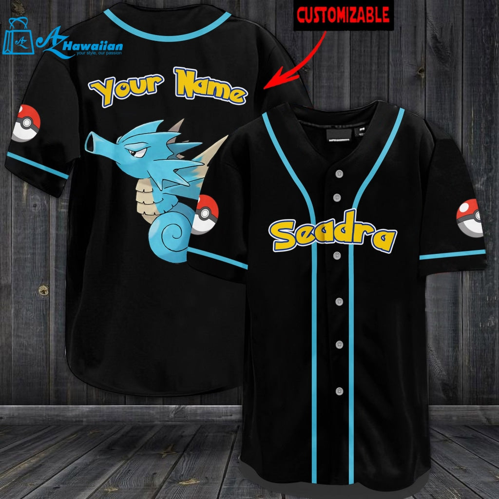 Personalized Seadra Baseball Jersey 