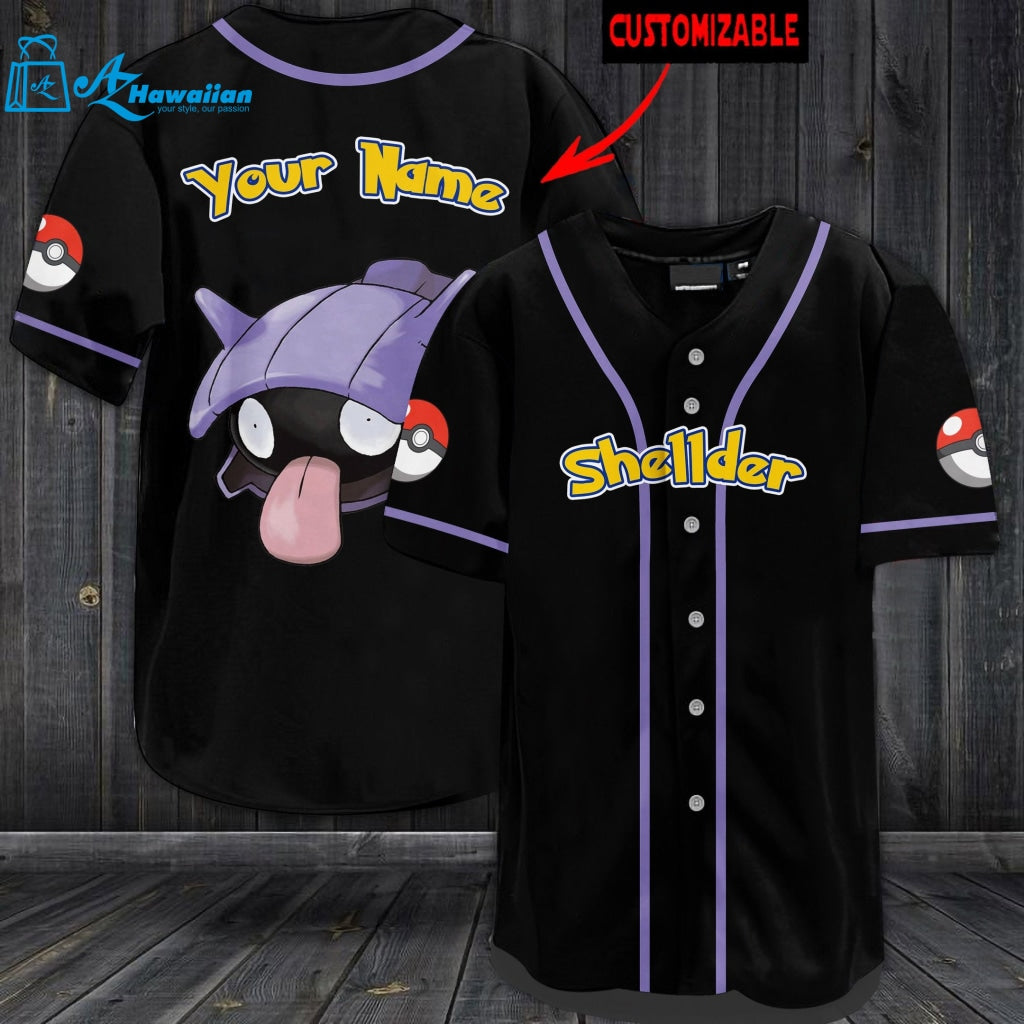 Personalized Shellder Baseball Jersey 