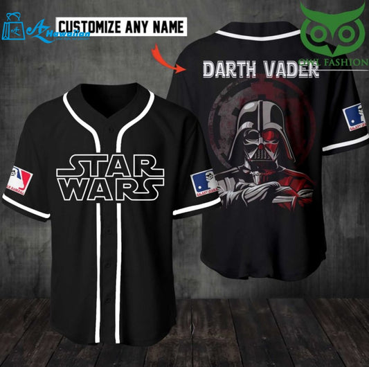 Personalized Star Wars Darth Vader Baseball Jersey Shirt