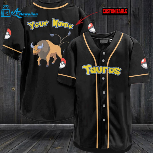 Personalized Tauros Baseball Jersey 