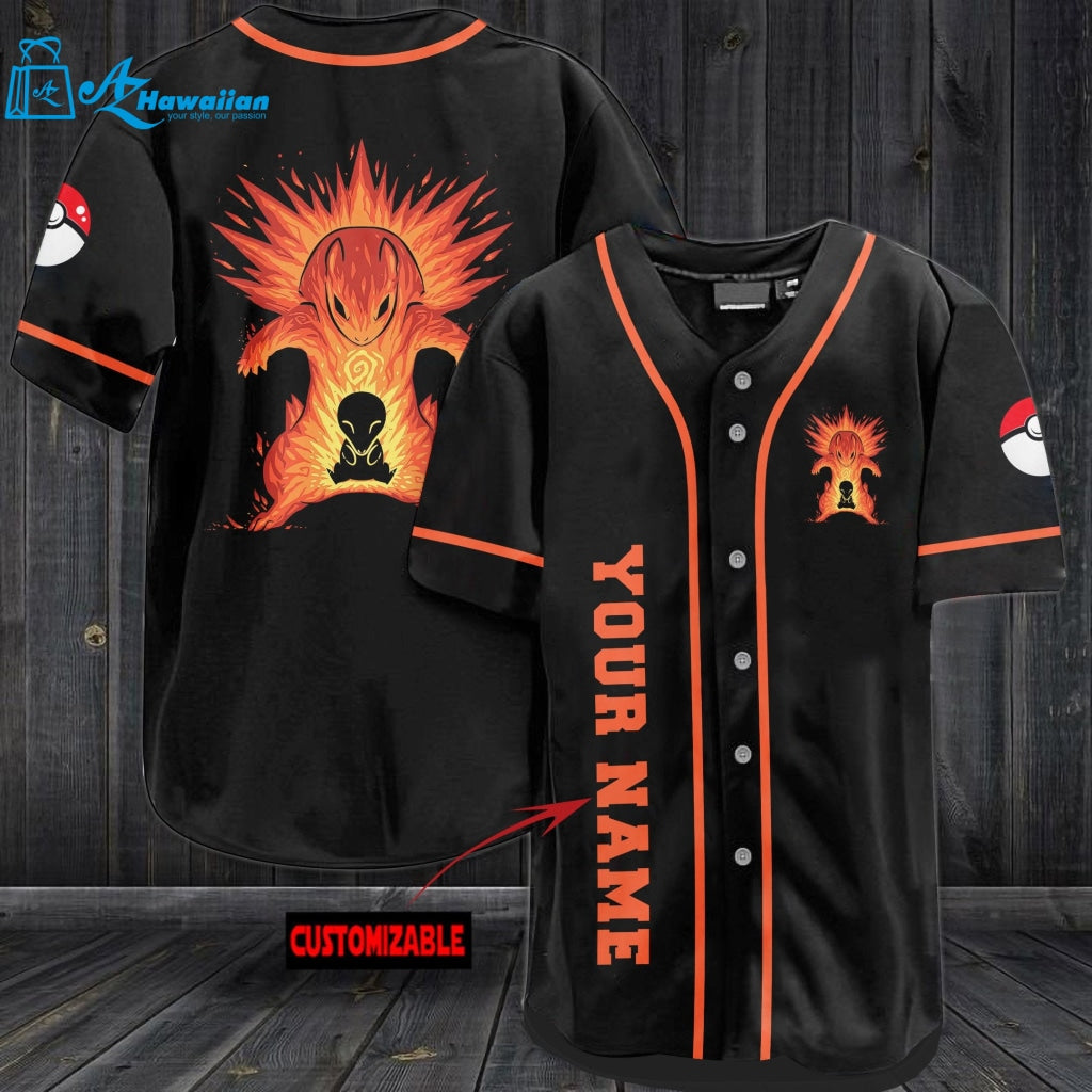 Personalized Typhlosion Baseball Jersey 